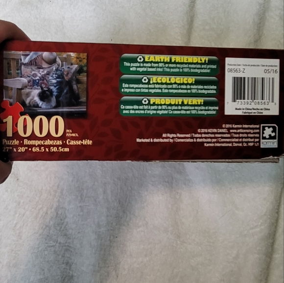 Sit a Spell cozy cat Puzzle 1000 Pieces - Picture 7 of 8